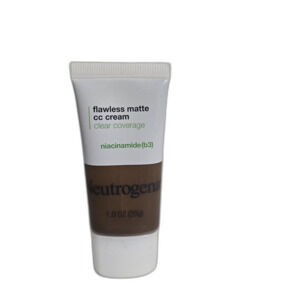 New Neutrogena Flawless Matte CC Cream Full Coverage Truffle 9.5 1 oz  Makeup
